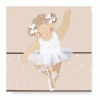 cuadros infantiles bailarinas personalizados con nombre artesanales lienzos decoracion regalos bebes ninos ninas blaucasa