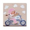 cuadros infantiles personalizados con nombre artesanales lienzos decoracion regalos bebes niños niñas blaucasa harley moto