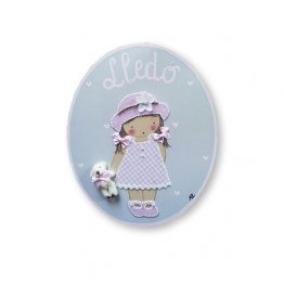 placas para puertas infantiles personalizadas con nombre bebe decorativa artesanal nina nino regalos originales blaucasa pamela gorrito osito