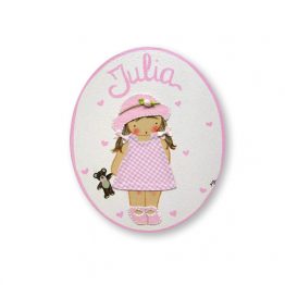 placas para puertas infantiles personalizadas con nombre bebe decorativa artesanal nina nino regalos originales blaucasa pamela gorrito osito
