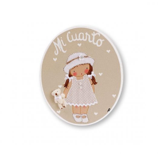 placas para puertas infantiles personalizadas con nombre bebe decorativa artesanal nina nino regalos originales blaucasa pamela gorrito osito