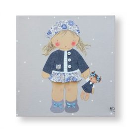 Cuadros Infantiles Originales Personalizados Niña Muñeca
