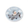 placas para puertas infantiles personalizadas con nombre bebe decorativa artesanal nina nino regalos originales avion