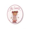 placas para puertas infantiles personalizadas con nombre bebe decorativa artesanal nina nino regalos originales niña coletas