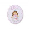 placas para puertas infantiles personalizadas con nombre bebe decorativa artesanal nina nino regalos originales hada