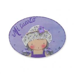 placas para puertas infantiles personalizadas con nombre bebe decorativa artesanal nina nino regalos originales niña