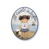 placas para puertas infantiles personalizadas con nombre bebe decorativa artesanal nina nino regalos originales playa