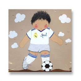 Cuadro de Fútbol Personalizado | Decoración de Fútbol Real Madrid