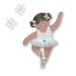 silueta de bailarina infantil