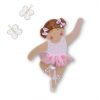 silueta de bailarina infantil