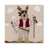 cuadros infantiles personalizados con nombre artesanales lienzos decoracion regalos bebes niños niñas blaucasa animales ciervo