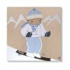 cuadros infantiles personalizados con nombre artesanales lienzos decoracion regalos bebes niños niñas blaucasa esqui