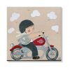 cuadros infantiles personalizados con nombre artesanales lienzos decoracion regalos bebes niños niñas blaucasa moto harley