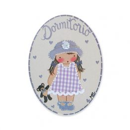 placas para puertas intantiles personalizadas con nombre bebe decorativa artesanal niña niño regalos originales blaucasa pamela