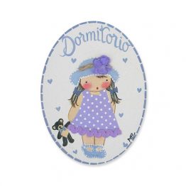 placas para puertas intantiles personalizadas con nombre bebe decorativa artesanal niña niño regalos originales blaucasa pamela