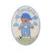placas para puertas intantiles personalizadas con nombre bebe decorativa artesanal niña niño regalos originales blaucasa futbol