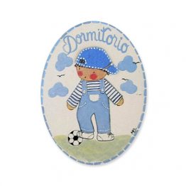 placas para puertas intantiles personalizadas con nombre bebe decorativa artesanal niña niño regalos originales blaucasa futbol