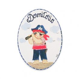 placas para puertas intantiles personalizadas con nombre bebe decorativa artesanal niña niño regalos originales blaucasa piratas