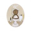 placas para puertas de casa baño retrete crema