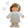 siluetas infantiles de madera personalizadas artesanales para regalos originales niña niño bebe imagenes blaucasa con mariposas