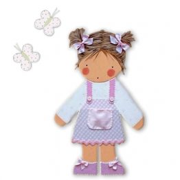 siluetas infantiles de madera personalizadas artesanales para regalos originales niña niño bebe blaucasa rosa