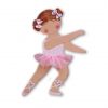 siluetas infantiles de madera personalizadas artesanales para regalos originales niña niño bebe imagenes blaucasa bailarina rosa