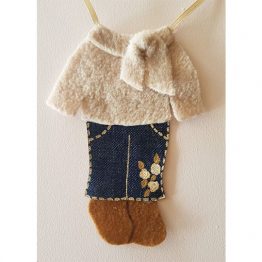 Disfraz para Muñeca 20cm Beige