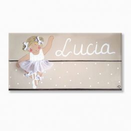 Cuadro Bailarina con Nombre