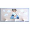 Perchero infantil pared de madera vespa