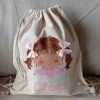 ochila infantil para niña con diseño de "Colas de Pelo Largo".
