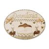placa para puerta dormitorio letrero vintage