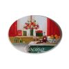 Placa cartel letrero cocina sobre placa de madera para decoración de la puerta de tu habitación