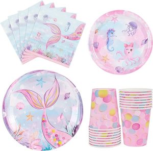 Platos Decorativos para Cumpleaños de Niña
